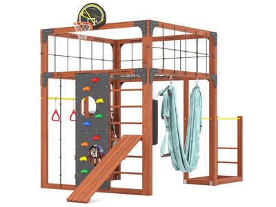 Детский игровой комплекс Куб радости 3 с гамаком для йоги