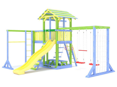 Детский игровой комплекс Яркие краски 1