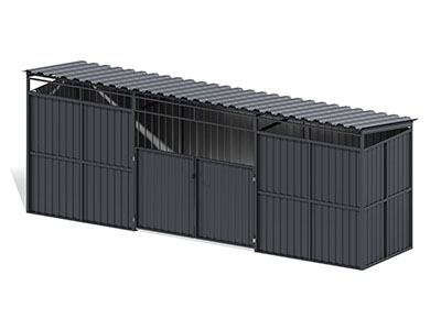 Навес для мусорных баков Мусороград 3